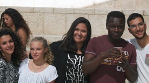 Begegnung mit israelischen Schülerinnen und Schülern im Shalom Hartman Institute in Jerusalem
